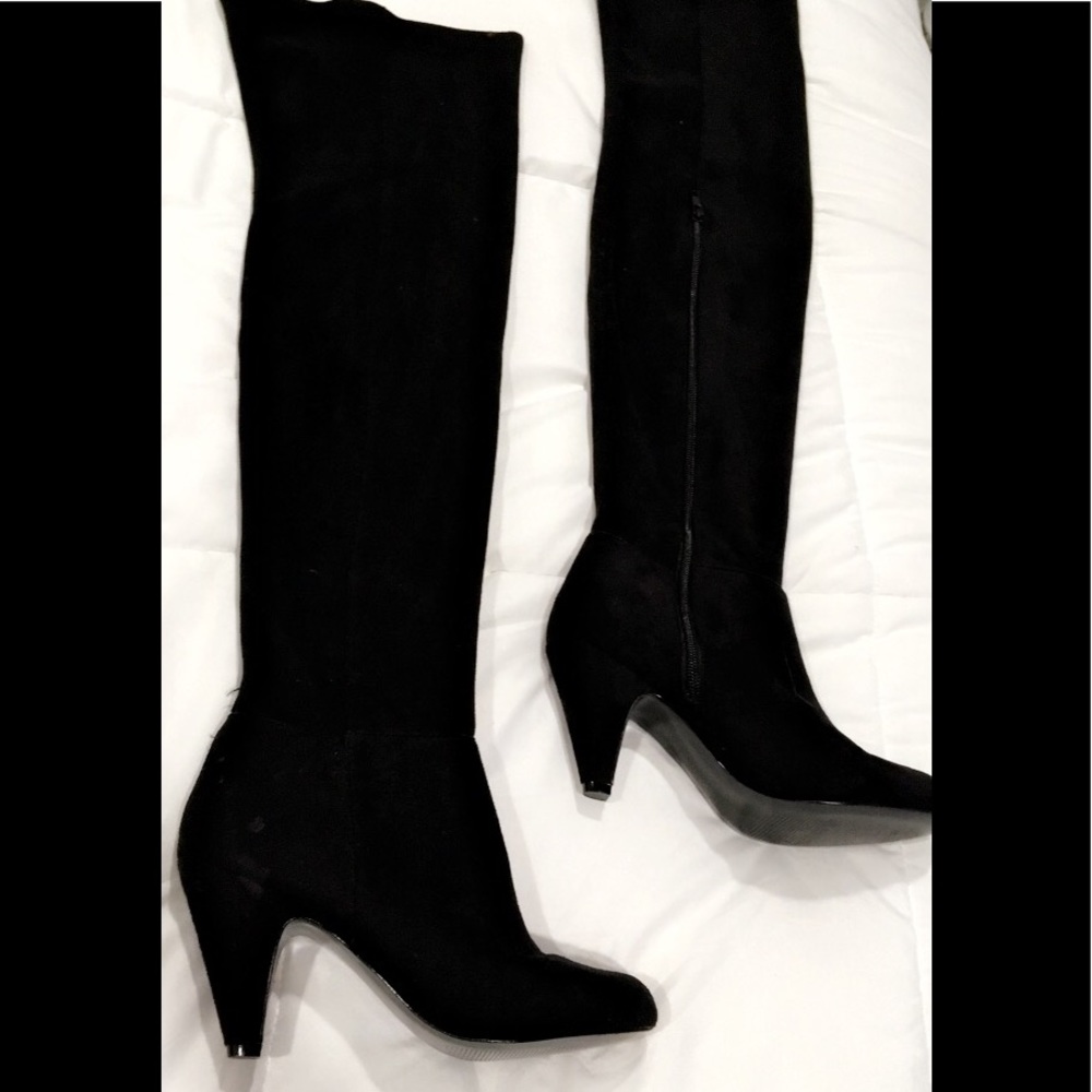 Steve Madden  Velour Over the Knees Boots